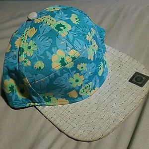 Used floral Snapback hat